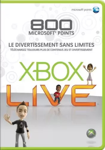 XBOX 360 Games - Xbox Live 800 Microsoft points