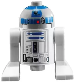 LEGO Star Wars Minifigs - Astromech Droid, R2-D2, Light Bluish Gray Head