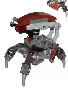 Minifigurines LEGO Star Wars - Droideka - Destroyer Droid (Reddish Brown Triangles with Stickers)