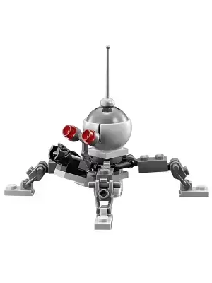Minifigurines LEGO Star Wars - Dwarf Spider Droid (Dark Bluish Gray Dome, Mini Blaster / Shooter)