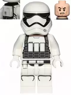 Minifigurines LEGO Star Wars - First Order Heavy Assault Stormtrooper (Rounded Mouth Pattern) - Backpack