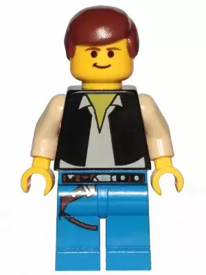 Minifigurines LEGO Star Wars - Han Solo, Blue Legs (20th Anniversary Torso)