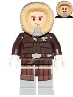 LEGO Star Wars Minifigs - Han Solo - Parka, Dark Brown Coat (Hoth)