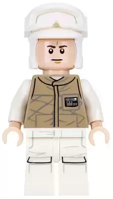 Minifigurines LEGO Star Wars - Hoth Rebel Trooper Dark Tan Uniform (Frown)