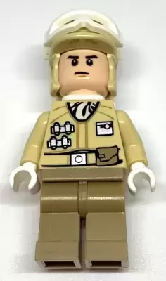 LEGO Star Wars Minifigs - Hoth Rebel Trooper (Orange Chin Dimple)