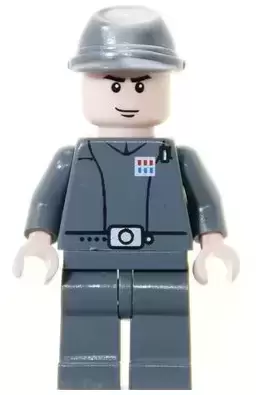 LEGO Star Wars Minifigs - Imperial Officer (Captain / Commandant / Commander) - Cavalry Kepi, Smirk