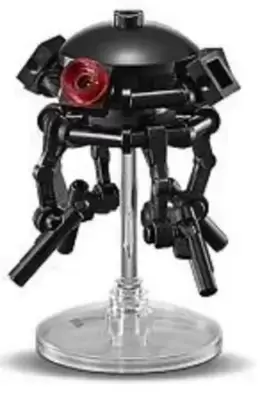LEGO Star Wars Minifigs - Imperial Probe Droid, Black Sensors, with Stand