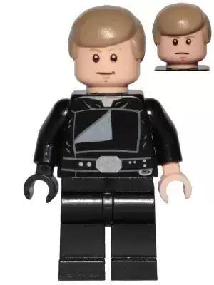 LEGO Star Wars Minifigs - Luke Skywalker (Jedi Master, Endor, Dark Tan Hair, Stern / Smile)