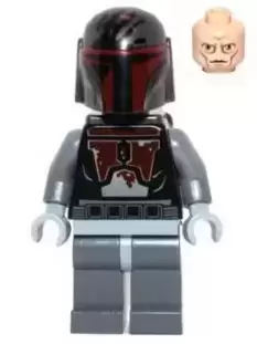 LEGO Star Wars Minifigs - Mandalorian Super Commando (Head with High Brow Pattern)