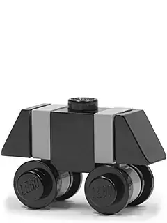 LEGO Star Wars Minifigs - Mouse Droid (MSE-6-series Repair Droid) - Black / Light Bluish Gray