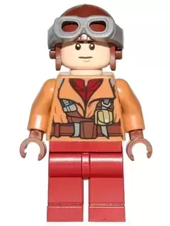 Minifigurines LEGO Star Wars - Naboo Fighter Pilot - Medium Nougat Jacket