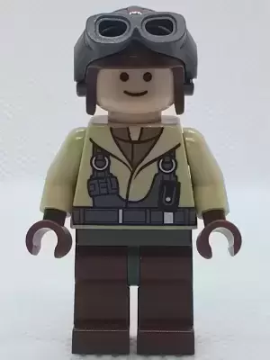 LEGO Star Wars Minifigs - Naboo Fighter Pilot - Tan Jacket