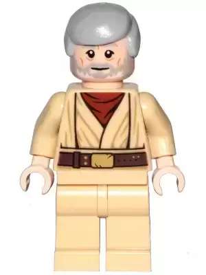 Minifigurines LEGO Star Wars - Obi-Wan Kenobi (Old, Detailed Robe and Head)