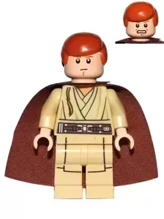 Minifigurines LEGO Star Wars - Obi-Wan Kenobi (Young, Printed Legs)