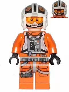 Minifigurines LEGO Star Wars - Rebel Pilot X-wing (Theron Nett)