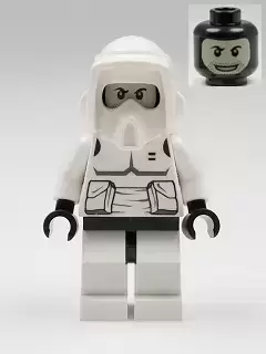 Minifigurines LEGO Star Wars - Scout Trooper (Patterned Head, Dark Bluish Gray Torso Pattern)