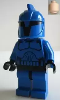 LEGO Star Wars Minifigs - Senate Commando - Plain Light Nougat Head