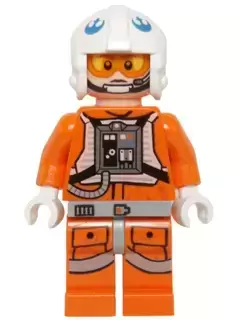 Minifigurines LEGO Star Wars - Snowspeeder Pilot - White Helmet, Headset