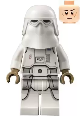 LEGO Star Wars Minifigs - Snowtrooper Commander, Printed Legs, Dark Tan Hands