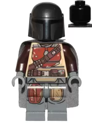 LEGO Star Wars Minifigs - The Mandalorian (Din Djarin / \'Mando\') - Brown Durasteel Armor