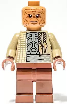 LEGO Star Wars Minifigs - Weequay Guard (Reddish Brown Legs)