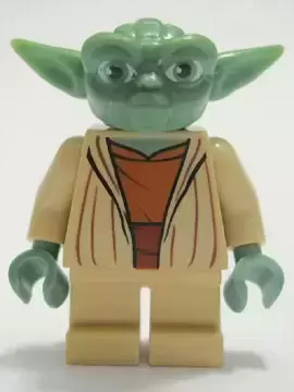 Minifigurines LEGO Star Wars - Yoda (Clone Wars, Gray Hair)