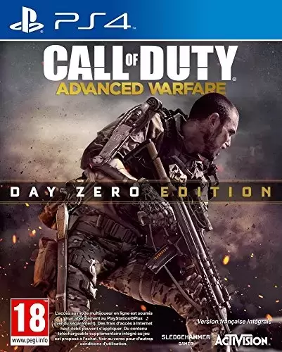 Jeux PS4 - Call of Duty : Advanced Warfare - édition Day Zero