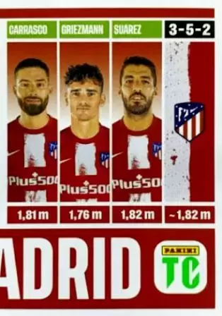 Panini Top Class 2022 - Team photo3 - Atlético de Madrid