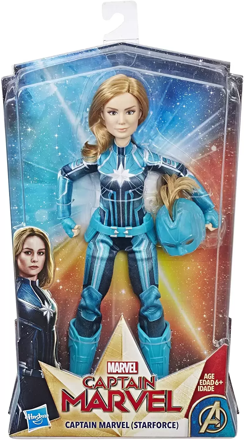 Marvel Dolls - Marvel Captain Marvel Captain Marvel (Starforce) Super Hero Doll