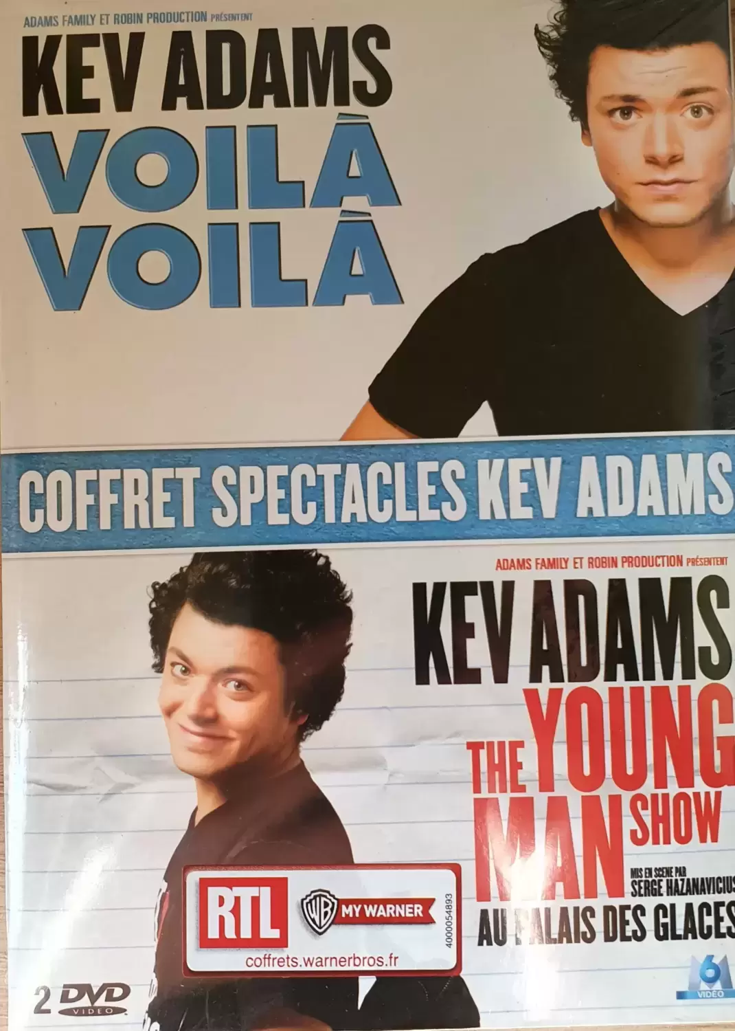 Spectacles et Concerts en DVD & Blu-Ray - Kev Adams - Voilà Voilà Coffret