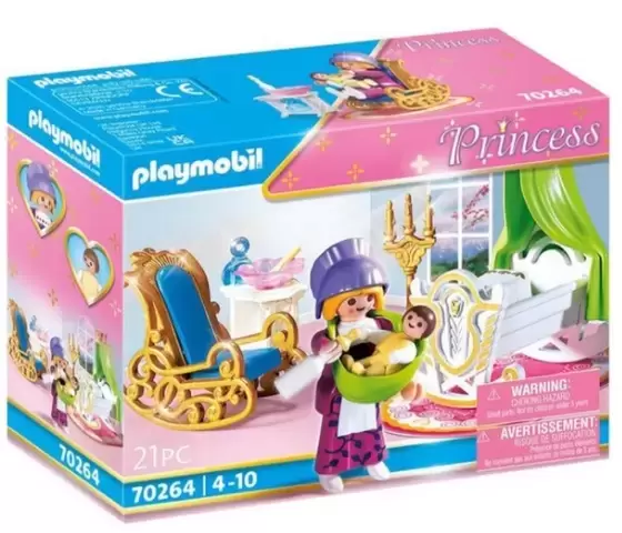 Playmobil Princesses - Nourrice avec berceau