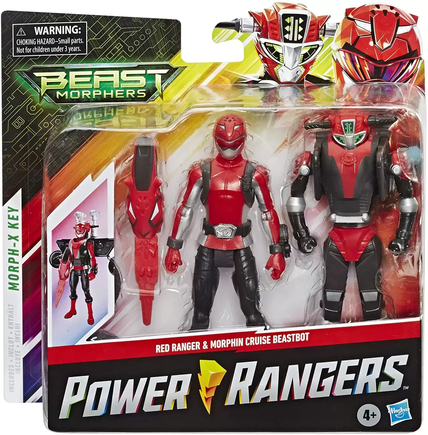 Beast Morphers - Red Ranger and Morphin Cruise Beast Bot