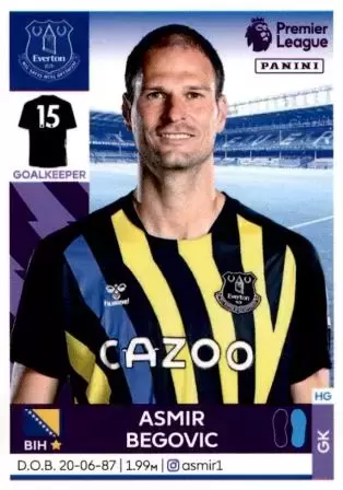 Premier League 2022 - Asmir Begovic - Everton