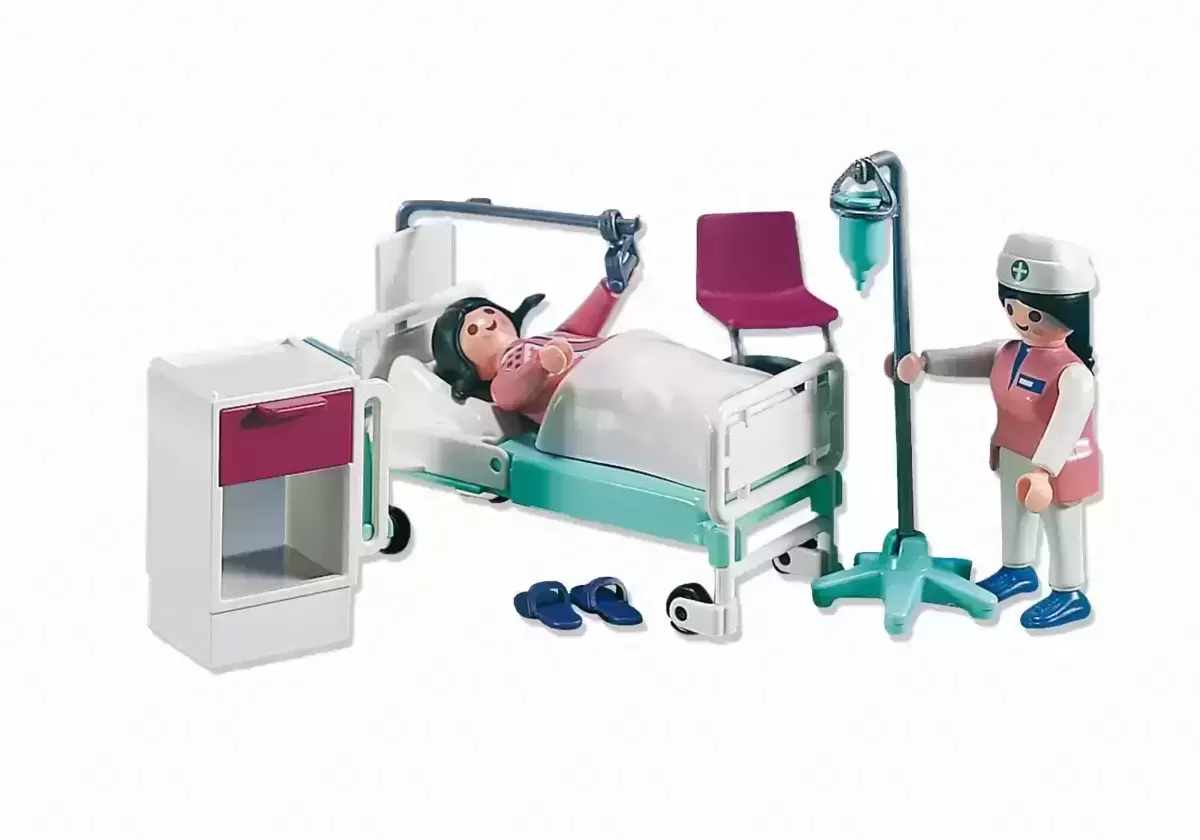 Chambre d'hôpital - Playmobil Hôpital & Sauveteurs 7624