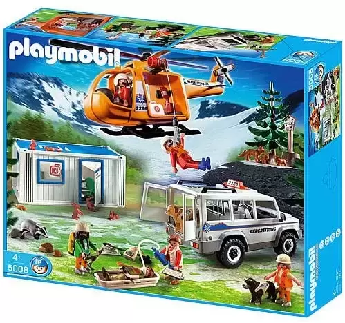 Playmobil Hôpital & Sauveteurs - Sauvetage en montagne