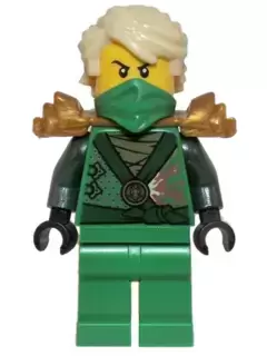 LEGO Ninjago Minifigures - Lloyd (Techno Robe) - Rebooted, Pearl Gold Shoulder Armor
