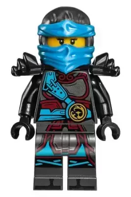 LEGO Ninjago Minifigures - Nya - Hands of Time, Black Armor