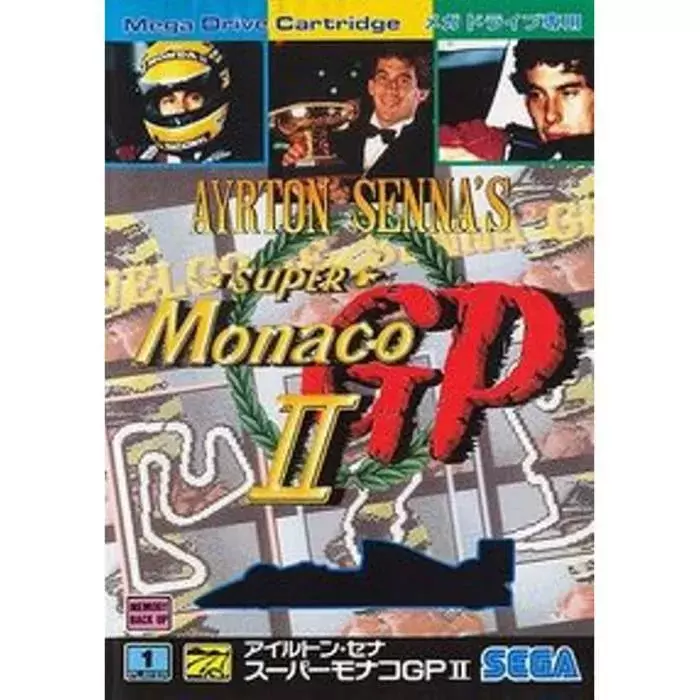 Jeux SEGA Mega Drive - Ayrton Senna\'s Super Monaco GP II