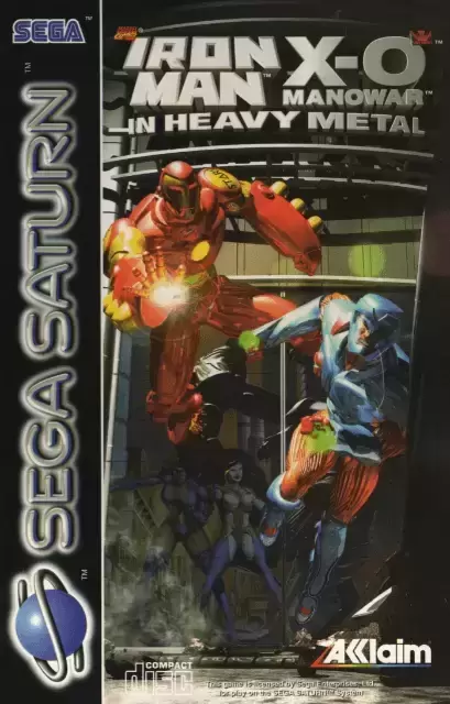 SEGA Saturn Games - Iron Man / X-O manowar in heavy metal