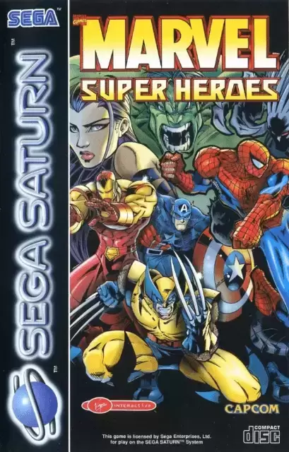 SEGA Saturn Games - Marvel super heroes