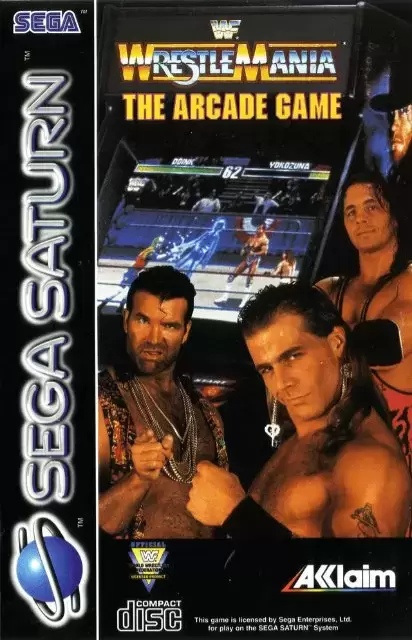 SEGA Saturn Games - WWF WrestleMania: The arcade game