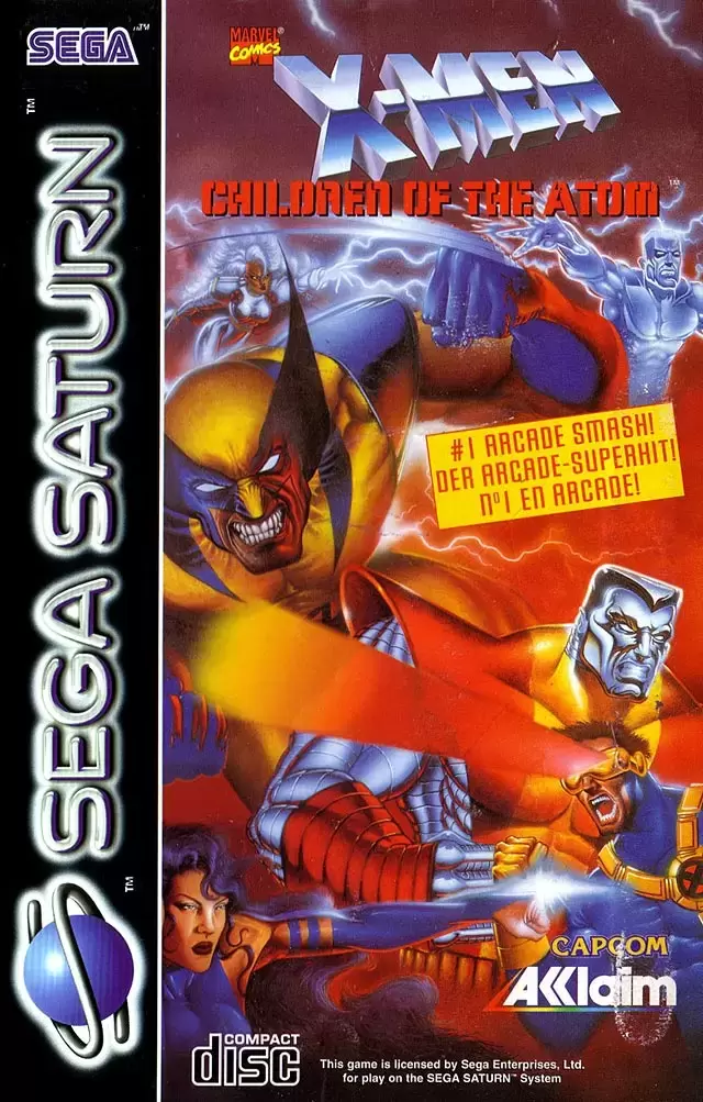 SEGA Saturn Games - X-Men Children of atom