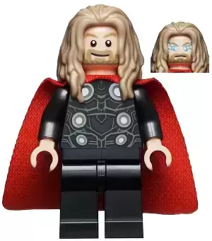 Lego Superheros Minifigures - Thor - Long Dark Tan Hair