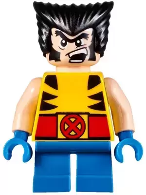 Lego Superheros Minifigures - Wolverine - Short Legs