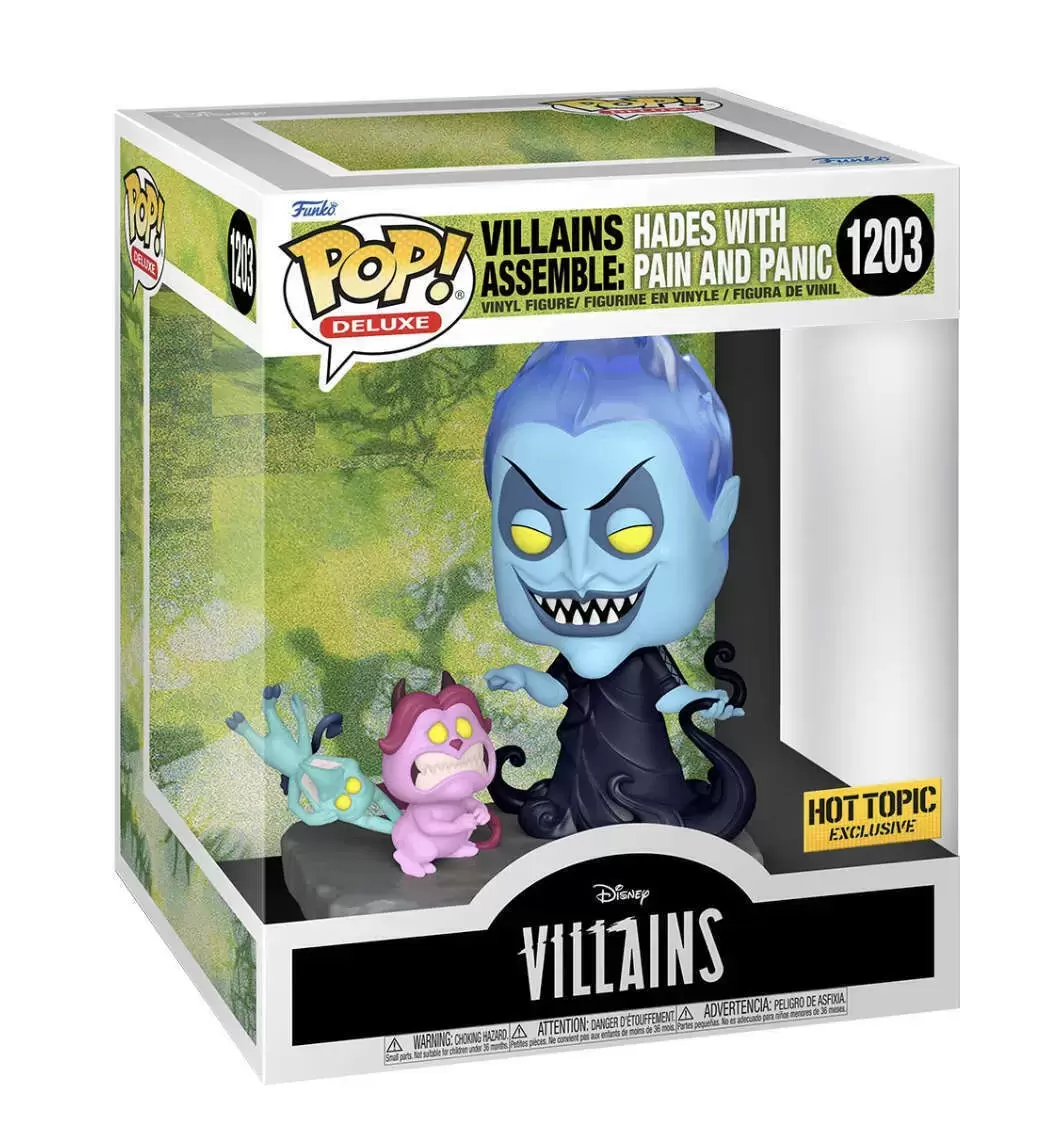 POP! Disney - Villains Assemble - Hades with Pain And Panic