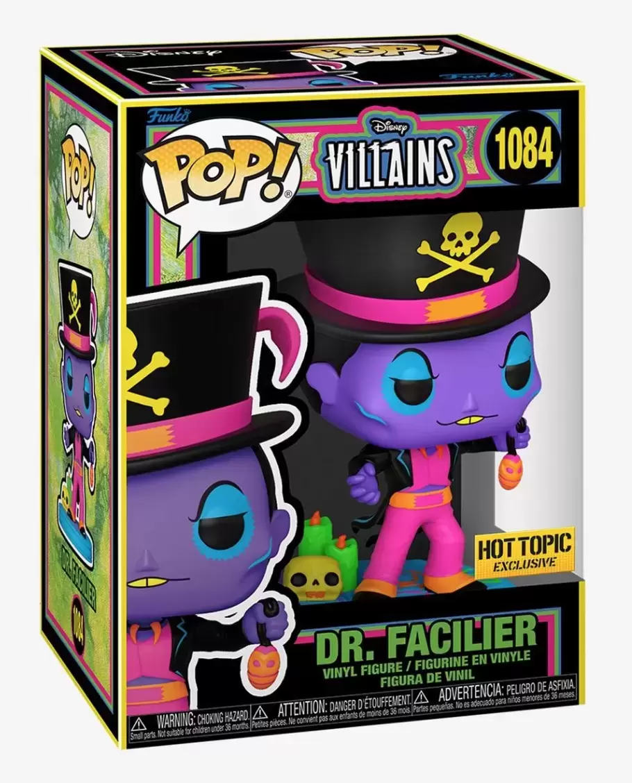 POP! Disney - Villains - Dr. Facilier Blacklight GITD