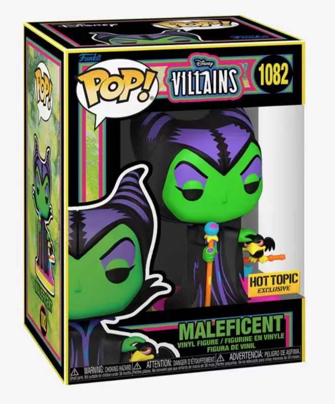 POP! Disney - Villains - Maleficent Blacklight GITD