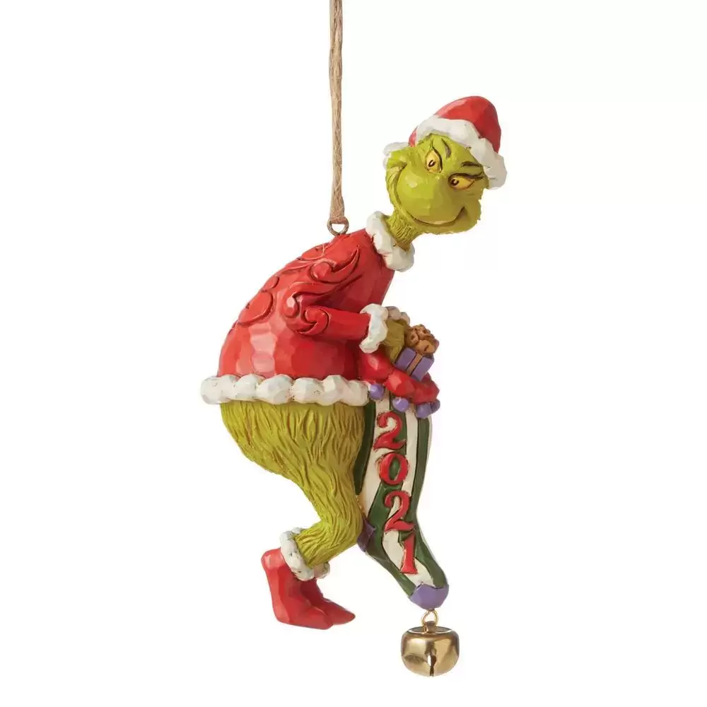 Dr Seuss by Jim Shore - Grinch Dated Stocking Ornament