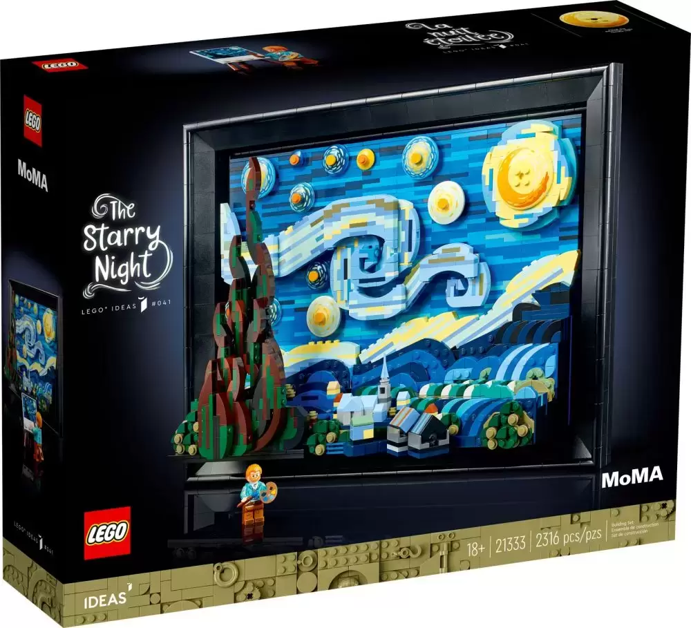 LEGO Ideas - Vincent Van Gogh - La Nuit Étoilée