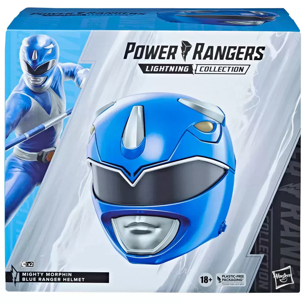 Power Rangers Hasbro - Lightning Collection - Mighty Morphin Blue Ranger Helmet